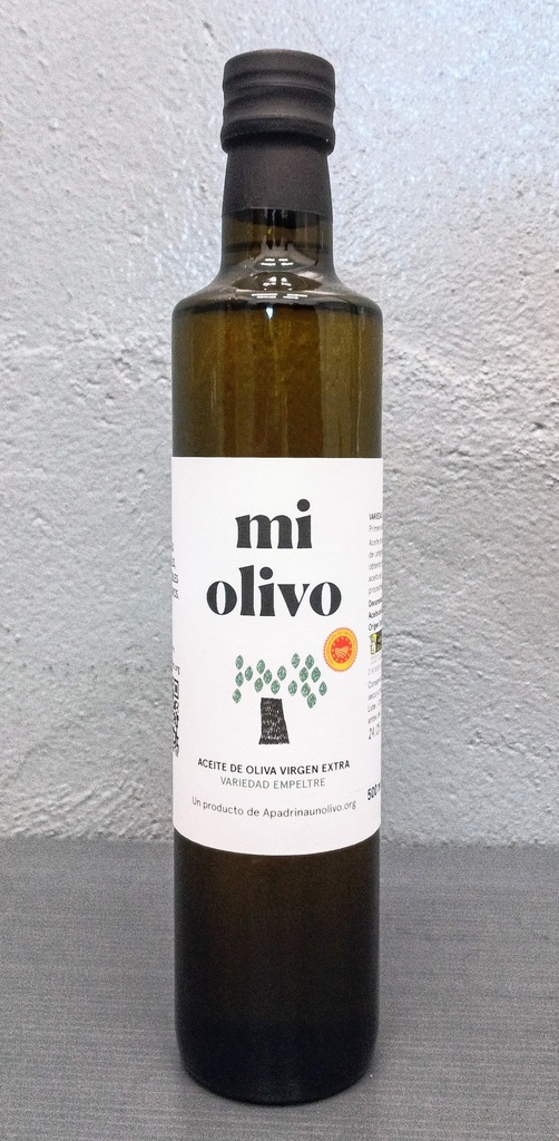 Botella aceite envasada 500ml