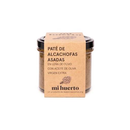 [pat-alc-100gr-1ud] Paté de alcachofas asadas con AOVE (1 ud. x 110g)