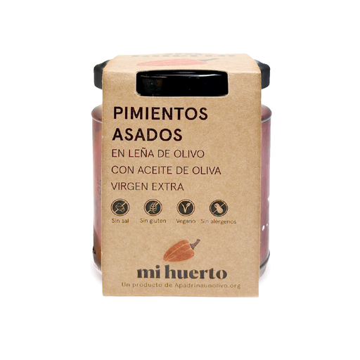 [pim-240gr-1ud] Pimientos asados en AOVE 240 gr
