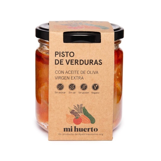[pisto-320g-1ud] Pisto de verduras con pimiento asado (1 ud. 320g)